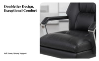 Reclining Managerial Chair Highspine assistance Reclining Managerial Chair with Footrest Ergonomic Design Computer Seat for Managerials, Study Room, Bedroom