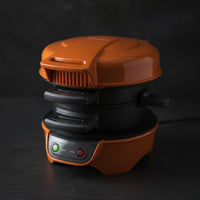 Breakfast Sandwich Maker Electric Burger Maker Compact Egg Cooker with Lid for Students, Commuters, Small Kitchens, Dorm Rooms, Recreational Vehicles