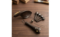 Wooden Violin Peg Tapered Violin Tuning Peg Fiddle Replacement Parts Carved Fiddle Parts Polished for Luthier, Repair Shop