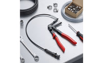 Flexible Hose Clamp Pliers Long Reach Hose Clamp Pliers Heavy Duty for Mechanics, Engine Bays