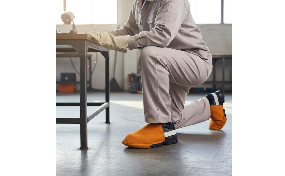 Metalworking Shoe Covers Ember-Proof Proof Welders Foot Guards Anti-Scald