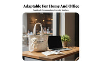 closure Small closureed Canvas Handbag informal and design Lunch Pouch Lightweight Tote Bag long-lasting for Office Workers, Professionals, everyday Use, School, Shopping, Travel