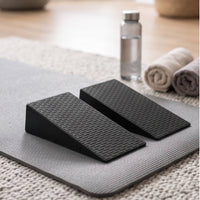 Slant Board with Textured Surface Anti-Slip Foam Exercise Ramp Wedge Block Portable Incline Board for Athletes, Squats, Stretching, Home Gym