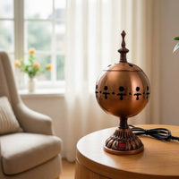 Electric Incense Burner No Open Flame Incense Burner with Lid Sturdy Enclosed for Home, Prayer Room
