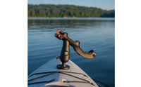 Kayak Fishing Rod Holder Swivel Rod Holder with Round Base Hardware Secure Heavy-Duty for Fishermen, Boats