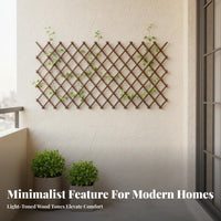 mountable surfaceMountable Expandable Lattice Panel Indoor & exteriordoor Use Expandable woven Trellis Easy Installation Plant assist adaptable for Gardeners, homeowners, DIY hobbyists, Balcony, Patio, Backyard, Fencing