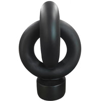 Tabletop Sculpture Abstract Tabletop Ornament Modern Geometric Sculpture for Living Room, Office, Entryway