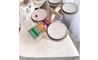 Wooden Toy Drum Set Tabletop Toy Drum Kit Beginner Long-Lasting for Children, Toddlers, Playroom