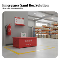 Firefighting Sandbox Emergency Sand Box Rust Resistant Fire Extinguishing Box for Factory Workers, Gas Stations, Factories, Warehouses
