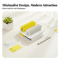 compartmentted Card Holder Easy entry Desktop entryory Space-Saving for Receptionists