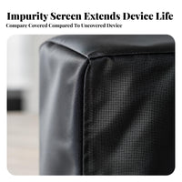Silver-Coated Printer Dust Cover Oxford Cloth Copier Dust Cover Fitted Printer Protector Case Open Bottom