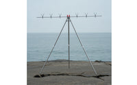 Fishing Tripod Stable Fishing Rod Tripod with Multiple Rod Slots Heavy Duty for Anglers