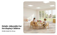 Height Adjustable Kids Table Graffiti-Resistant Surface Adjustable Height Kids Table Easy to Clean Childrens Drawing and Study Desk for Young Children