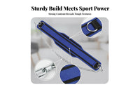 Padded Waistband Weighted Lowering Belt Metal Rings Lowering Belt Reinforced Edge Binding Fitness Gear Contoured Center