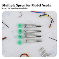 RC Airplane Pushrod Connector Replacement Parts Metal Pushrod Clevis Servo Rod Connector Lightweight RC Airplane Linkage