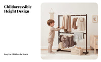 kids' Branchdesign Clothes Rack Freestanding Design Coat Tree for Kindergarten