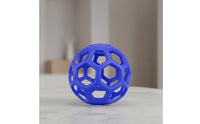 Teeth Cleaning Ball with Bell Gum Massage Interactive Training Ball for Dogs, Cats, Indoor Play