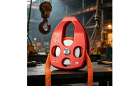Single Pulley with Side Plates Compact Pulley with Side Plates Lightweight for Climbing, Tree Care, Rappelling