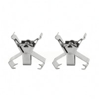 2 Pieces Secure Separator Clamp Reusable Oil Painting Frame Clamp Metal Hardware Silver for Studio