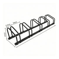 Bike Floor Parking Rack Carbon Steel Floor Bike Rack Bike Parking Stand Powder Coated Heavy Duty for Cyclists, Garage