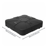 Thickened Water Umbrella Base Black Roman Umbrella Base Rustproof Outdoor Goods Wind-Resistant