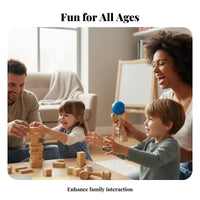 Wooden Ball Catch Cup Hand-Eye Coordination Ball in a Cup Toy for Kids