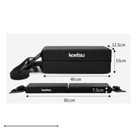 No-Drill Installation Foldable Kayak Roof Rack Easy Install Paddle Board Rack Universal Fit Kayak Roof Carrier Secure Transport for Car Travel, Road Trip