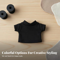 13cm Doll top Color Doll T-Shirt DIY Fun Miniature Short Sleeve Shirt