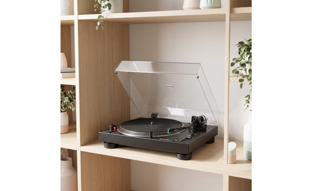 Clear Vinyl Player Dust Cover Transparent Turntable Lid with Hinges Rigid Turntable Dust Cover Hinges Long-Lasting for Vinyl Collectors