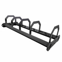 Multi-Functional Dumbbell Rack, Three-Tier Kettlebell & Barbell Plate Stand, Sturdy Metal Organizer