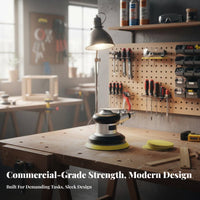 5"es air-powered Random Orbit Sander commercial-grade Grade two-wayAction Palm Sander High Speed 10000 RPM Power Tool for repair specialists, Workshop, Factory, Garage