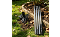 11-Tine Rake Head Wear-Resistant Heavy Duty Cultivator Head Bend-Resistant Soil Loosening Rake Attachment for Farmers, Gardeners, Farm, Garden, Yard