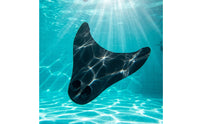 Monofin with Foot Pockets Symmetrical Mermaid Tail Fin Swim Fin with Foot Pockets One-Piece Swimming Flipper Streamlined
