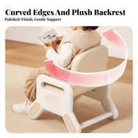 High Back Support Adjustable Height child's Chair Ergonomic Design Adjustable Toddler Chair Sturdy & Stable kids' Furniture Easy to Clean for Children, Toddlers, Reading, Studying, Nursery, Playroom