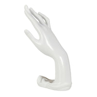 Glossy Finish Jewelry Display Hand Smooth Hand-Shaped Jewelry Stand PVC Tabletop