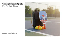 Pickleball Paddle Lightweight Fiberglass Pickleball Racket Sports Equipment Anti-Slip Grip Includes Carry Bag for Outdoor