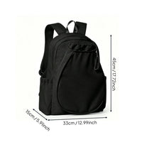 Tennis Backpack Side Pockets Pickleball Bag Drawstring Closure Tennis Racket Holder Bag for Women