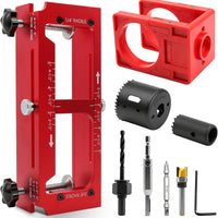 Door Hinge Jig Adjustable Tool Handheld for Woodworking, Installers