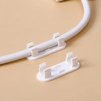 Adhesive Cord Organizer Clips No Drill, Cable Wire Holder for Desk Room, High Viscosity for Homeowners, 10