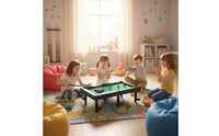 Interactive Play Mini Pool Table Space-Saving Design Desktop Billiards Table Portable and Lightweight Desktop Billiards Set Child-Safe Materials for College Students, Dorm Room, Party