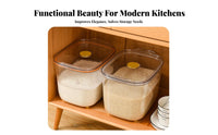 Moisture-Proof Rice Storage Container Space-Saving Design Large Rice Container Long-Lasting