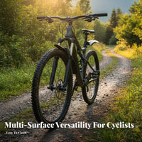 Front and Rear Mudguard Set Easy Installation Mountain Bike Mudguard Wide Coverage Mountain Bike Mud Flaps for Commuters, Wet Conditions, Trail Riding