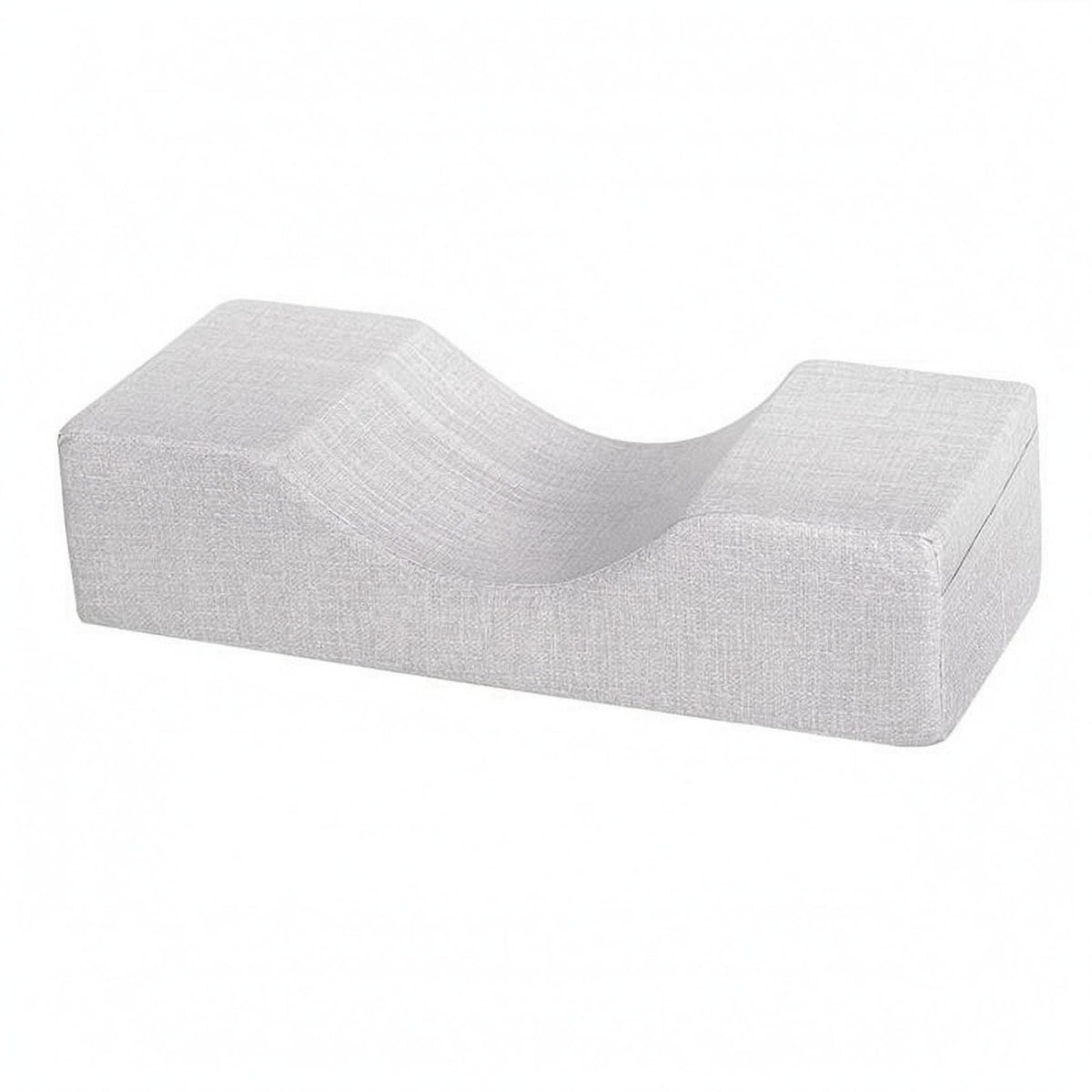 Stable Positioning U-Shaped Beauty Pillow Contoured Eyelash Extension Pillow Textile Cover Sloped Sides for Treatment Table, Salon