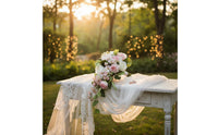 Photography Prop Artificial Flower Floral Arrangement Long-Lasting Teardrop Bridal Floral Arrangement Lifelike Flowers for Brides