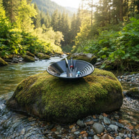 38cm Gold Sifting Pan Heavy Duty Gold Prospecting Tool Set Two-Tiered Design River Prospecting Pan Kit for Beginners, Hobbyists, Creek, Camping