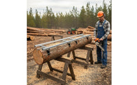 Straight Cuts First Cut Stable Cutting Chainsaw Mill Guide Easy to Install Chainsaw Guide Track for Woodworkers, Carpenters