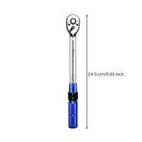 72-Tooth Ratchet Adjustable Tension Wrench Non-Slip Grip Pre-Set Tension Wrench Chrome Vanadium Steel for Mechanics, DIYers, Car Repair