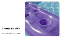 Inflatable Water Mattress Heavy-Duty Inflatable Pool Mattress Buoyant Pool Mat for Adults, Teens, Beach, Lake