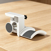 Headphone Stand Rotatable Design Display Clamp Headphone Hanger Curved Support Screen Side Headset Mount for Enthusiasts