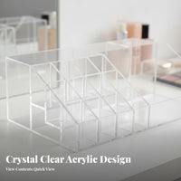 Clear Drawer Box Transparent Design Cosmetic Organizer Easy to Clean for Bedroom